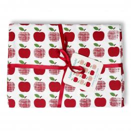 Red Apples Design Cotton Tablecloth