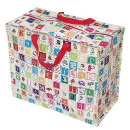 Alphabet Design Jumbo Storage Bag