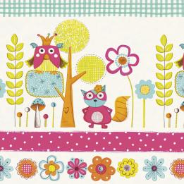 5 Sheets Of Magic Forest Wrapping Paper