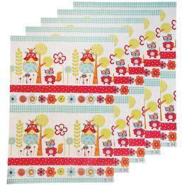 5 Sheets Of Magic Forest Wrapping Paper