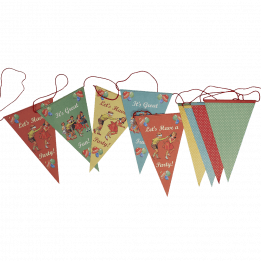 Paper Bunting Vintage Party
