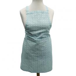 Blue Classic Spot Cotton Apron