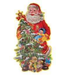 Santa & Tree Christmas Decoration