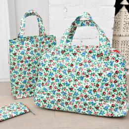 Rambling Rose Oilcloth Weekend Bag