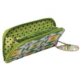 Mid Century Floral Oilcloth Wallet