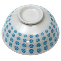 Japanese Blossom Bowl Blue Aztec