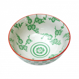 Japanese Blossom Bowl Green Blossom