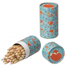 Set Of 36 Rusty The Fox Design Colouring Pencils