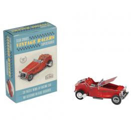 Make Your Own Wind Up Vintage Red Racing Car