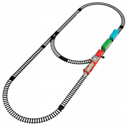 Traditional Miniature Battery Operated Train Set