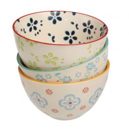 Stoneware Deep Bowl Blue Jasmine