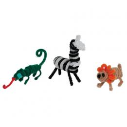 Wild Animal Pipe Cleaner Set