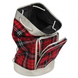 Red Tartan Duffle Bag