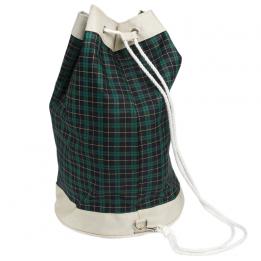 Green Tartan Duffle Bag