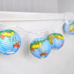 World Map Lights With British Standard 3 Pin Plug