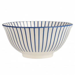 Large Japanese Bowl Cobalt Sunburst