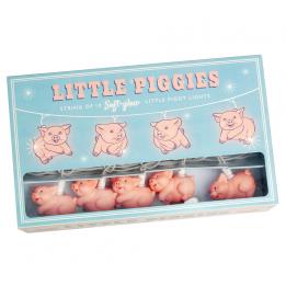 Little Piggies Party Lights With British Standard 3 Pin Plug