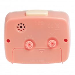 Retro Tv Style Pink Alarm Clock