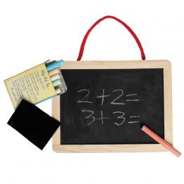 Mini Blackboard With Chalk