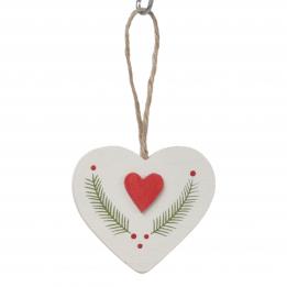 Laurel Heart Hanging Decoration