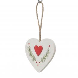 Laurel Heart Hanging Decoration