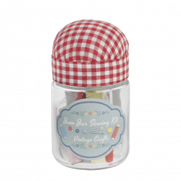Vintage Crafts Jam Jar Sewing Kit