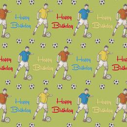 Football Fun Wrapping Paper (5 Sheets)