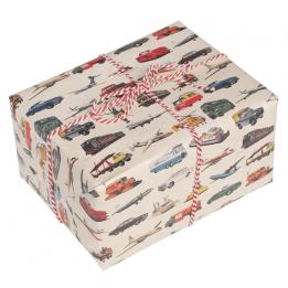 Vintage Transport Wrapping Paper (5 Sheets)