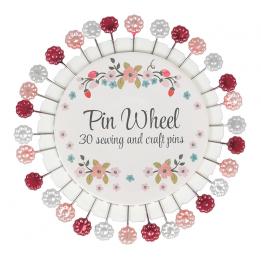 Rose Hip Design Sewing Pin Wheel