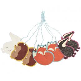 Set Of 6 Rusty And Friends Gift Tags