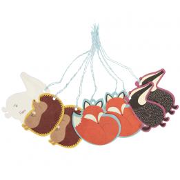 Set Of 6 Rusty And Friends Gift Tags