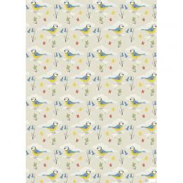 Blue Tit Wrapping Paper (5 Sheets)