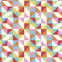 Multicolour Geometric Wrapping Paper (5 Sheets)