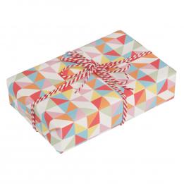 Multicolour Geometric Wrapping Paper (5 Sheets)