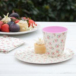 Melamine Plate La Petite Rose