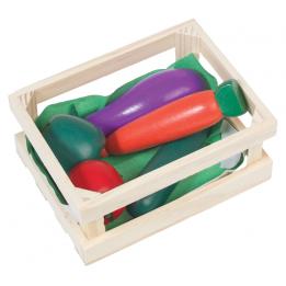 5 Piece Wooden Vegetable Play Set