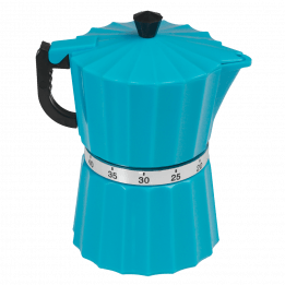 Blue Coffee Pot Kitchen Timer