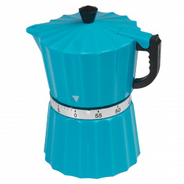 Blue Coffee Pot Kitchen Timer