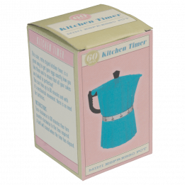 Blue Coffee Pot Kitchen Timer