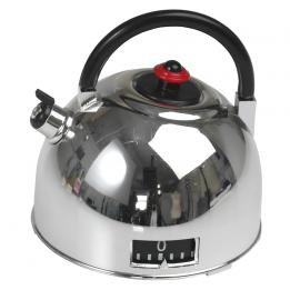 Silver Kettle Kitchen Timer