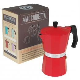 Classic Espresso Coffee Pot Red