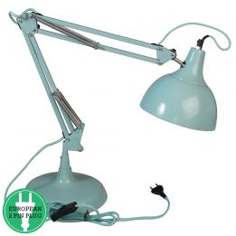 Desk Lamp Duck Egg Blue Euro Plug