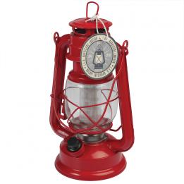 Red L.e.d Battery Powered Hurricane Lamp