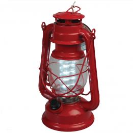 Red L.e.d Battery Powered Hurricane Lamp