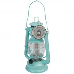 Blue L.e.d Battery Powered Hurricane Lamp