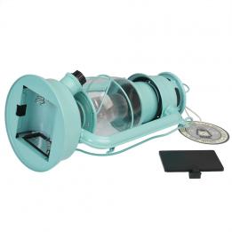 Blue L.e.d Battery Powered Hurricane Lamp