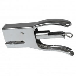 Silver Dog Mini Stapler