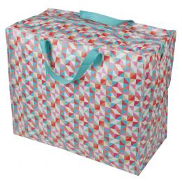 Multicolour Geometric Jumbo Storage Bag