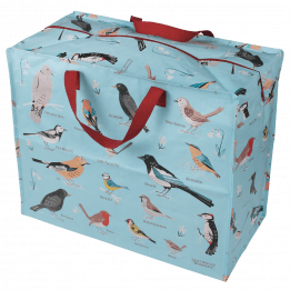 Garden Birds Design Jumbo Storage Bag