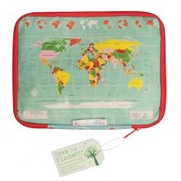 World Map Tablet Case